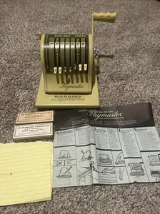 Paymaster S-1000 Working With Key, Original Instructions, And Original Ink Extra - Picture 1 of 15