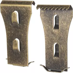 2PCS Brick Clips Metal Brick Hangers for outside Home Decor Brick Hooks, 2-1/4 I - Picture 1 of 7