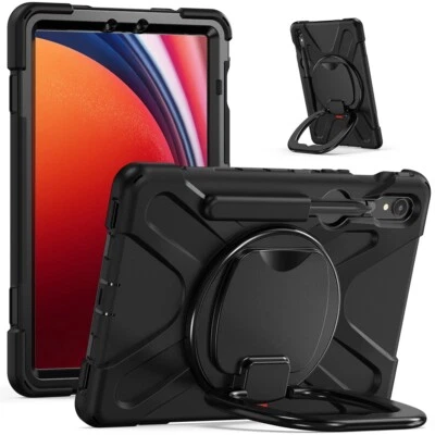 For Samsung Galaxy Tab S9 Ultra S9 Plus S8 Rotating Shockproof Carry Tablet Case - Image 1 of 4