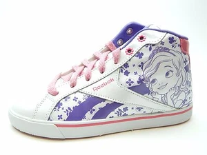REEBOK KIDS SOFIA COURT MID WHITE ORCHID PINK M47065 GIRLS SHOES - Picture 1 of 8