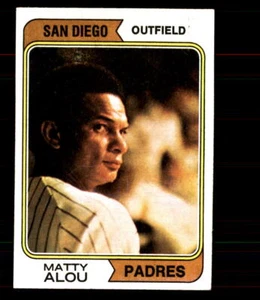 1974 Topps #430 Matty Alou San Diego Padres - Picture 1 of 2
