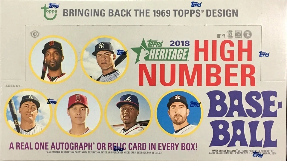 2018 TOPPS HERITAGE HIGH NUMBER Singles Base Inserts Pick Card Build Set lot MLB - Image 1 of 1
