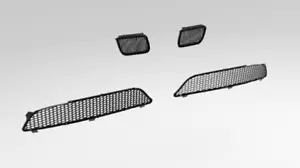 Alfa Romeo 147 GTA griglie anteriori / front grills / 156038996 / 156038997 / 15 - Foto 1 di 15