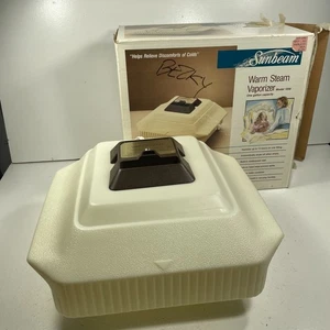 Vintage Sunbeam Warm Steam Vaporizer Humidifier Model 1358 Tested - Picture 1 of 18