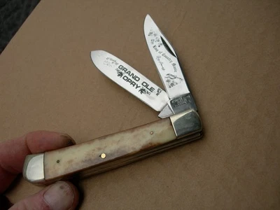 Standing Stone Cutlery The King Of Country Music, Roy Acuff  Trapper Knife - Image 1 of 4