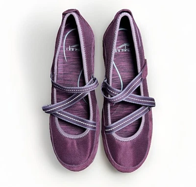Dansko Hazel Mary Jane Outdoor Sport Shoes Suede Mesh Burgundy Womens 39 - Image 1 of 4