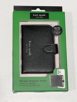 Kate Spade Morgan Magnetic Wallet w/ Magsafe for iPhone 17/16/15/14 - Black NEW - Image 1 of 2