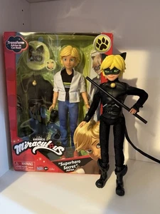 Miraculous Ladybug Superhero Secret Adrien with Cat Noir Outfit- W/Cat Noir Doll - Picture 1 of 5