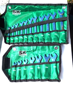 SK Professional Tools Metric Wrench Sets Standard & Short Length - Picture 1 of 20
