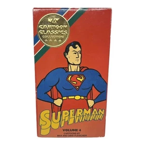 UAV Cartoon Classics: Superman Vol. 4 (1989) VHS Animation Cartoons - Picture 1 of 3