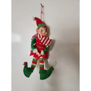 9 Zoll biegsame Weihnachtsdekoration süße Elfe - Bild 1 von 2
