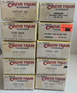 Circus Train Accessories..RB&BB..10 Pieces..Walthers..Assortment # 2 - Picture 1 of 2