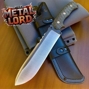 God Father Bowie - handgefertigtes Survival, strapazierfähiges Replik Bowie Messer mit Scheide - Bild 1 von 2