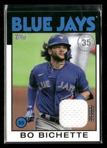 2021 Topps #86R-BB Bo Bichette 1986 Topps Baseball 35th Anniversary Relics - Picture 1 of 2