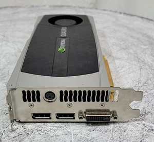 Nvidia Quadro 5000 VCQ5000-T Video Card 2.5GB GDDR5 PCI-E 2*DP DVI - Picture 1 of 4