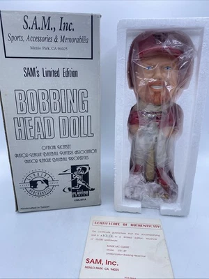 Кукла MARK McGWIRE St. Louis Cardinals 1999 SAM's Bobbing Head качающаяся голова 10 000 - Изображение 1 из 4