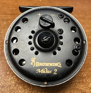 Carrete de pesca con mosca Martin-Built Browning Midas 2 hecho en EE. UU. - Imagen 1 de 3