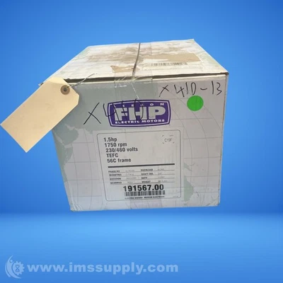 LEESON 191567.00 1.5 HP Stainless Steel Motor FNFP - Image 1 of 4