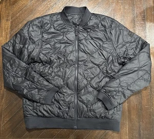 Under Armour Men’s Cold Gear Black Reversible Puffer Jacket Size Large L - Picture 1 of 10