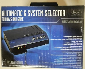 Brand New Factory Sealed Naki Automatic 6 System Selector for AV/S and Games - Picture 1 of 4