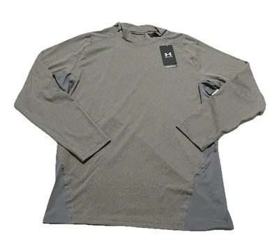 Camisa de compresión Under Armour HeatGear manga larga para hombre talla 4XL gris Foto 1 de 3