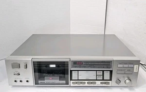 Vintage 80's Yamaha AUTO Reverse Stereo HiFi Cassette Deck K-600 Works - Picture 1 of 21
