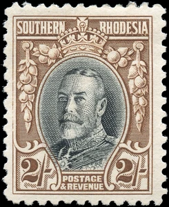 Southern Rhodesia MH F-VF Scott #28 Perf 12 stamp - Imagen 1 de 2