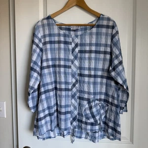 Habitat Clothes to Live In Damen Tunika Top Gr. L Art to Wear künstlerisch Freizeit - Bild 1 von 14