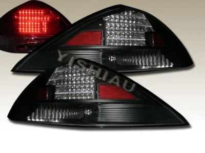 Fit for 2003 2004 2005 HONDA ACCORD 2DR COUPE BLACK TAIL LIGHTS - Image 1 of 2