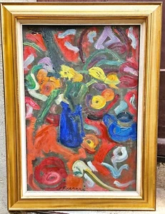Le pot bleu par Antoine FERRARI 1910-1995 - Imagen 1 de 12