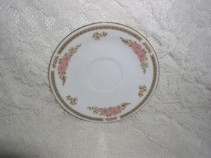 Platillo de flores rosa niebla floral fina Fairfield China Yung Shen - Imagen 1 de 3