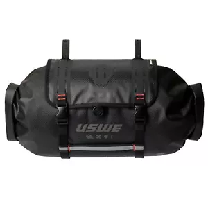 USWE Borsa Roll-Top Manubrio + Fondina Impermeabile 9L / 304,3oz Bikepacking Ghiaia - Foto 1 di 9