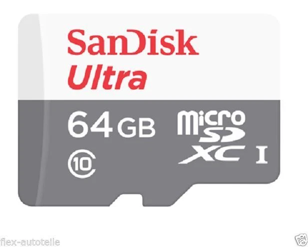 Sandisk Ultra Micro SDXC Spreicherkarte 64GB UHS-I 48MB/S Espansione Memoria - Immagine 1 di 1