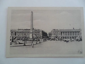 ANTIKE Fotokarte - Nr.53 d'Art Jan LA PLACE DE LA CONCORD et L'OBELISQUE - Bild 1 von 1