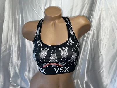 Sujetador deportivo Victorias Secret VSX “The Player” banda con logotipo de cebra pequeño Foto 1 de 2