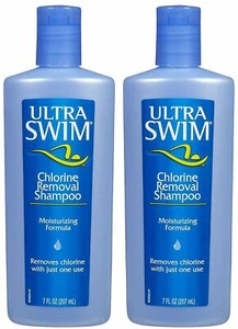 UltraSwim Chlorine Removal Shampoo Gentle Moisturizing Formula 7 Fl Oz Pack of 2 - Picture 1 of 8