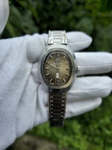 VINTAGE ENICAR WATCH SATURN MATIC DAY/DATE OCEAN PEARL 21J GENTS MEN SWISS - Picture 1 of 13