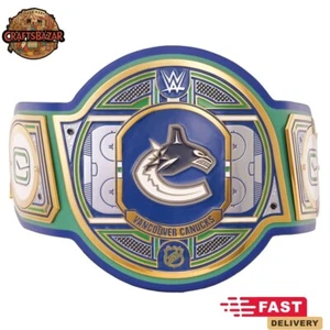 VANCOUVER CANUCKS lEGACY REPLICA WRESTLING CHAMPIONSHIP TITLE BELT 2MM BRASS - Bild 1 von 7