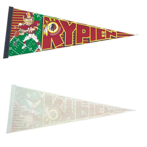 1992 Washington Redskins NFL WinCraft Pennant Mark Rypien Vintage USA Cover