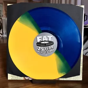 Physical Fatness Fat Music Vol. III VARIOUS ARTISTS Blue Yellow Vinyl LP Record - Picture 1 of 2