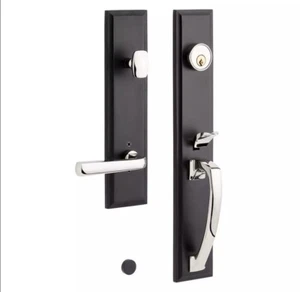 Aurick Solid Brass Entrance Door Set - Lever Handle - Right Hand-No Backset - Bild 1 von 1