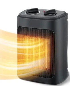 Space Heater, 1500W Electric Heaters Indoor Portable with Thermostat , PTC Fast - Picture 1 of 7