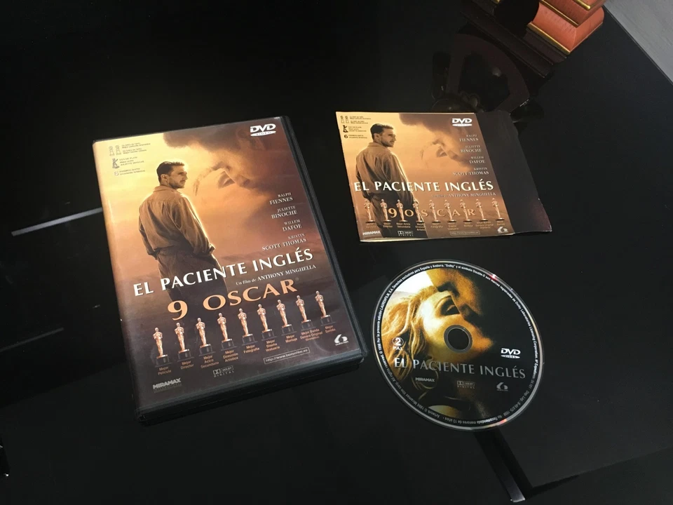 The Patient English DVD Ralph Fiennes Juliette Binoche Willem Dafoe - Image 1 of 1