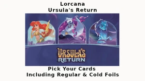 Lorcana Disney Ursula's Return PICK YOUR CARD with Regular Super Rare & Foils - Picture 1 of 81