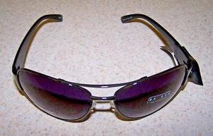 GAFAS DE SOL AXCESS PARA HOMBRE DE CLAIBORNE - MARCO DE PELTRE/LENTES GRISES ENVUELTAS ¡NUEVAS CON ETIQUETAS!¡! - Imagen 1 de 5