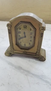 Reloj de colección de 1920 tono de latón heavy metal EE. UU. (no funciona) - Imagen 1 de 9