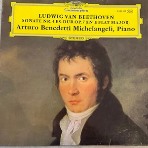BEETHOVEN : Sonate Nr. 4 - Michelangeli (DG 2530 197 /Stereo / NM) - Imagen 1 de 3