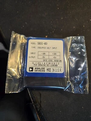 5B31-03 ANALOG DEVICES Isolated V Input 4 Hz Bandwidth Signal CONDITION NEW $49 - Image 1 of 3