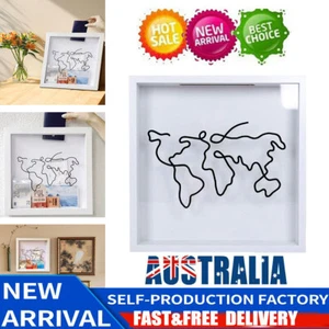 World Map Adventure Archive Box Travel Collection Box for Money Ticket Photos AT - Picture 1 of 15