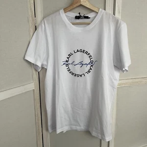 Karl Lagerfeld T-Shirt Weiß M Neu - Bild 1 von 5